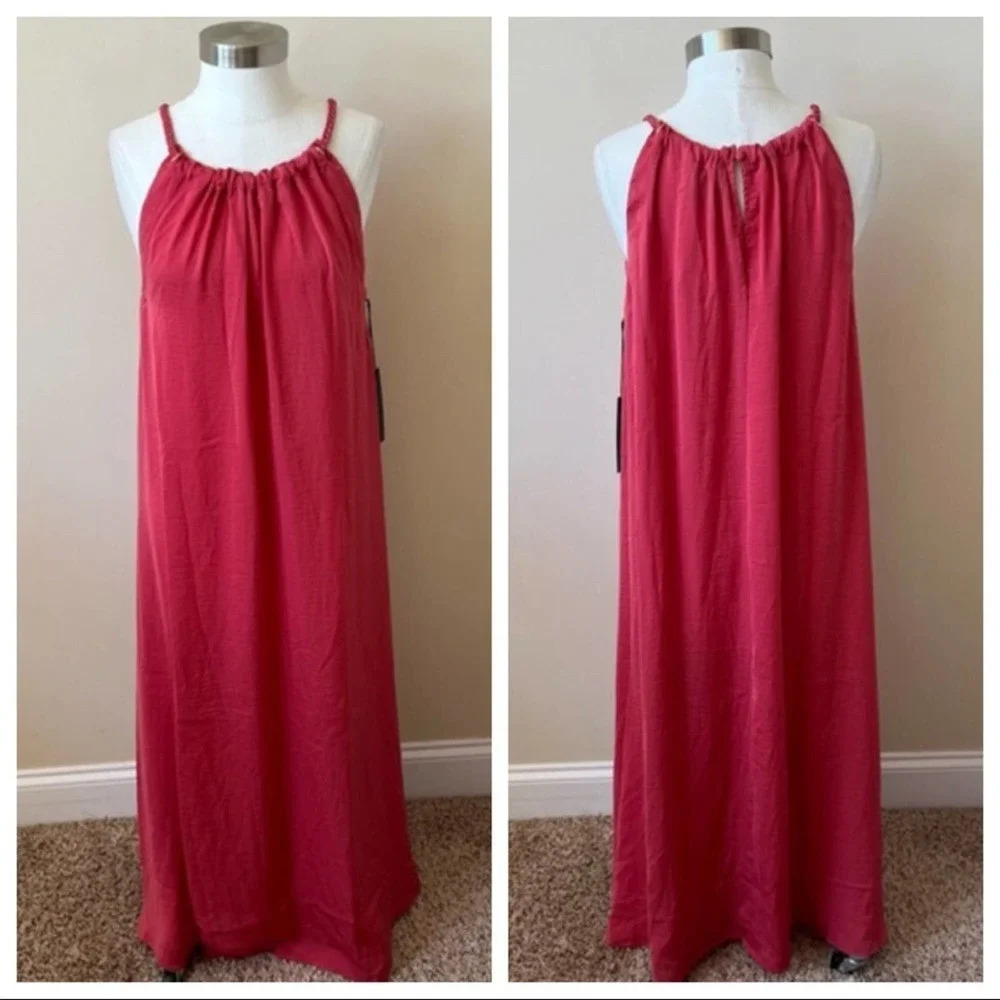 New! Rachel Zoe silky braided neck dress NWT 5120